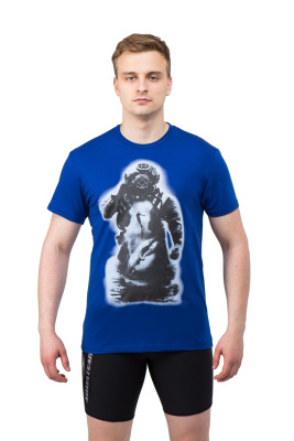 Футболка AQUATEAM синяя Футболка AQUATEAM синяя